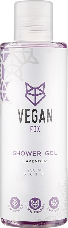 Гель для душу "Лаванда" - Vegan Fox — фото N1