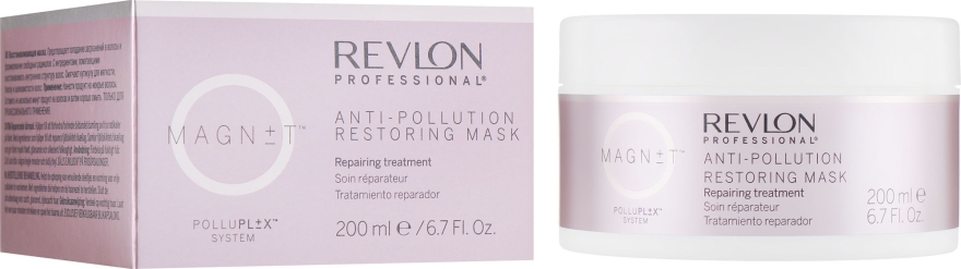 Восстанавливающая маска для волос - Revlon Professional Magnet Anti-Pollution Restoring Mask  — фото N1