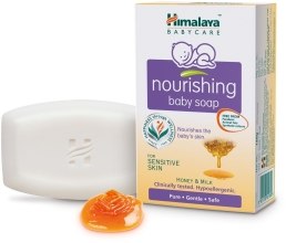 Парфумерія, косметика Мило дитяче "Мед і Молоко" - Himalaya Herbals Nourishing Baby Soap