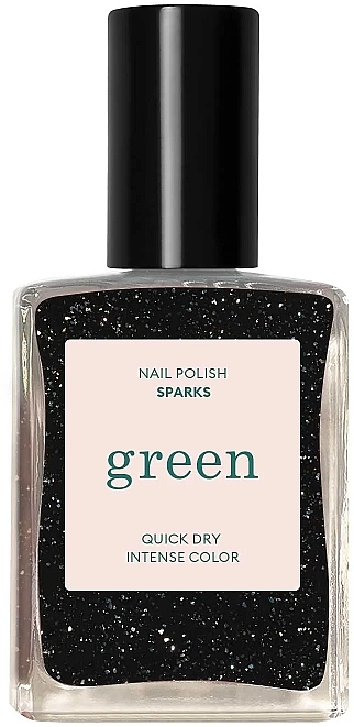 Лак для ногтей с блестками - Manucurist Green Nail Polish Quick Dry Intense Color — фото N1