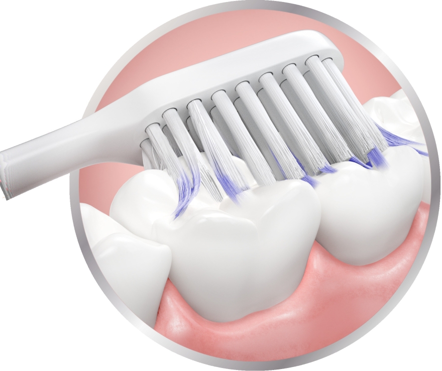 Зубная щетка "Эксперт чистоти", экстра мягкая, розовая - Parodontax — фото N3