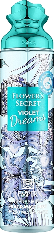 Emper Flower'S Secret Violet Dreams - Парфюмированный спрей для тела — фото N1