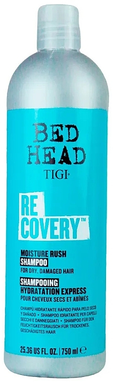Шампунь для сухого й пошкодженого волосся - Tigi Bed Head Recovery Shampoo Moisture Rush — фото N4