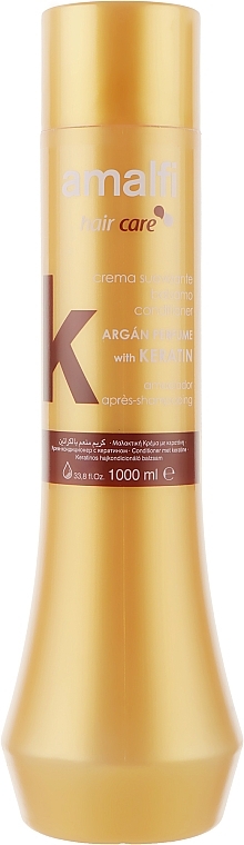 УЦЕНКА Бальзам-кондиционер с кератином и аргановым маслом - Amalfi Argan Keratin Hair Conditioner * — фото N1