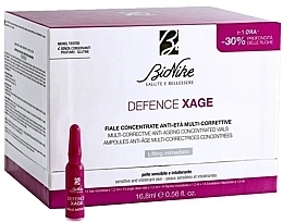 Антивіковий концентрат для обличчя - BioNike Defense Xage Multi-Corrective Anti-Ageing Concentrated Vials — фото N1