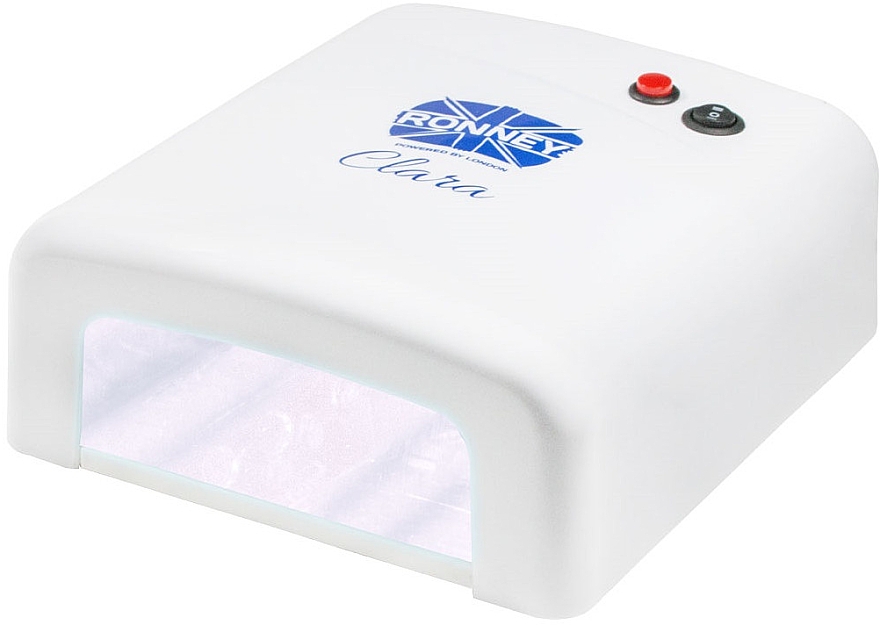 Лампа для гель-лаків "Clara", біла - Ronney Professional UV 36W (GY-UV-818) — фото N2