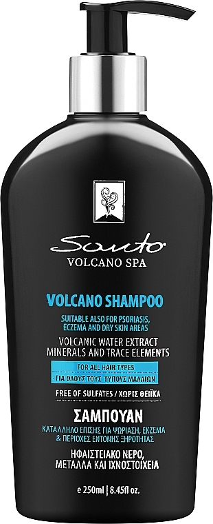 Шампунь для всіх типів волосся - Santo Volcano Spa Shampoo for All Hair Types — фото N1