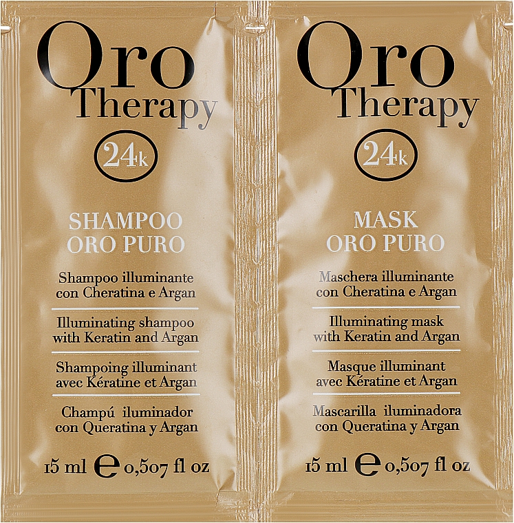 Набор - Fanola Oro Therapy (shm/15ml + mask/15ml)