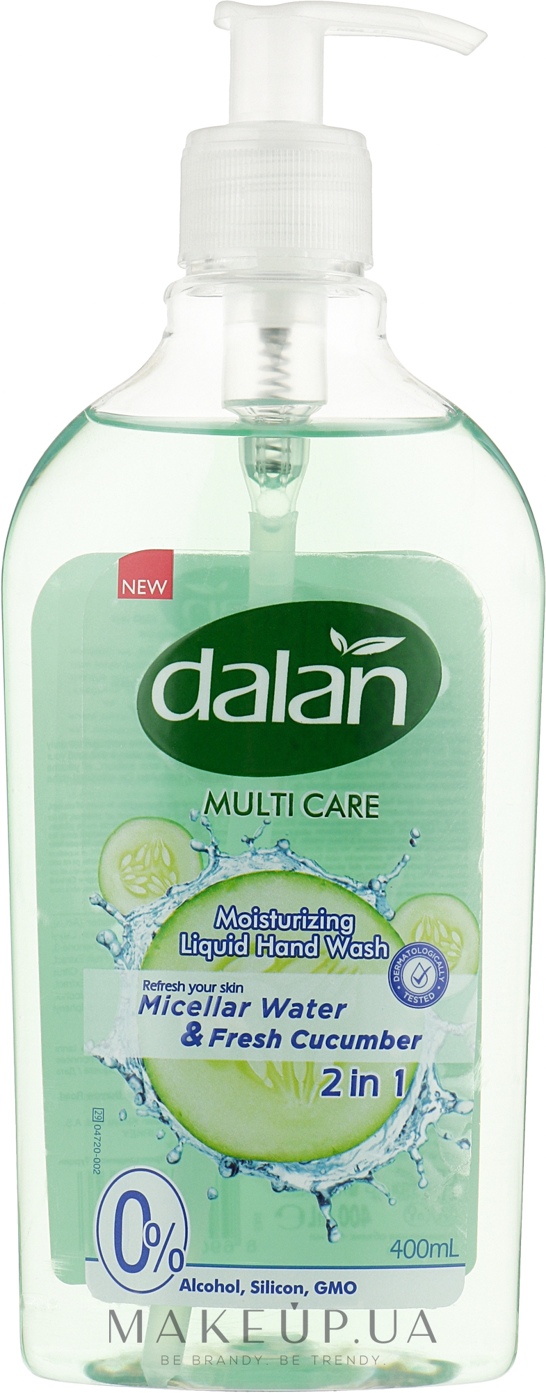 Рідке мило "Міцелярна вода&свіжий огірок" - Dalan Multi Care Micellar Water & Fresh Cucumnber — фото 400ml