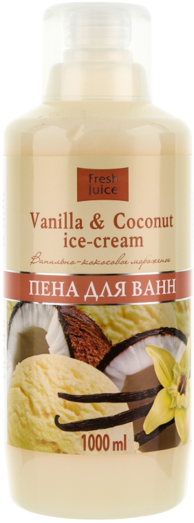 Піна для ванни - Fresh Juice Vanila and Coconut Ice-Cream
