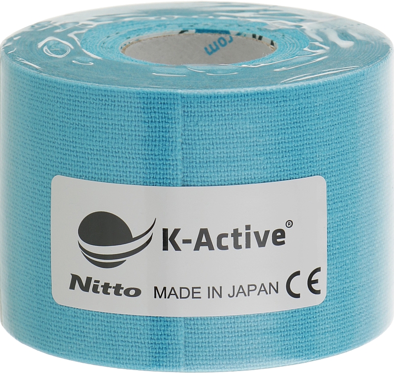 Кинезио тейп, голубой - K-Active Tape Classic — фото N2