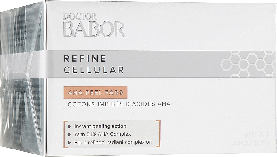 АНА-Пилинг диски - Babor Doctor Babor Refine Cellular AHA Peel Pads — фото N1