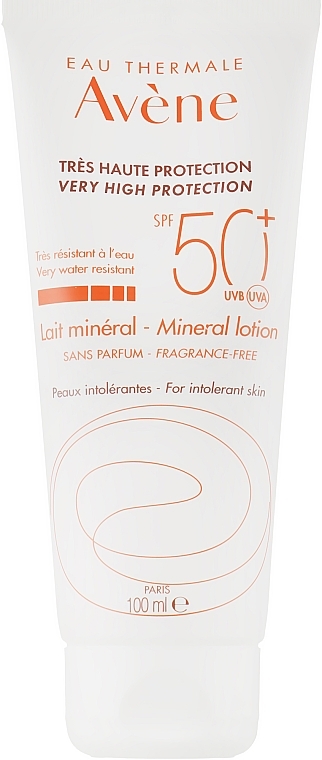 УЦІНКА Сонцезахисний лосьйон з мінеральним екраном - Avene Very High Protection Mineral Lotion SPF 50+ * — фото N2