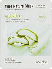 Духи, Парфюмерия, косметика Тканевая маска для лица "Алоэ Вера" - Secriss Pure Nature Aloe Vera Mask