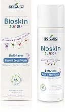 Парфумерія, косметика Дитячий гель для обличчя та тіла - Salcura Bioskin Junior Face & Body Wash