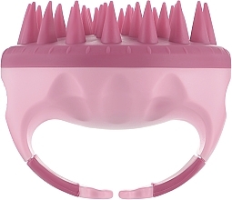 Щітка-масажер CS039R з ергономічною ручкою, рожева - Cosmo Shop — фото N2