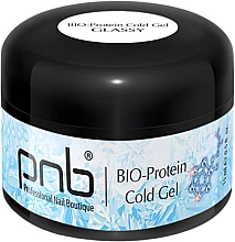 Холодный гель для ногтей с протеином, стеклянный - PNB BIO-Protein Cold Gel Glassy — фото N1