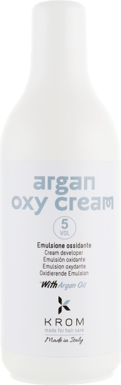 Окислювальна емульсія - Krom Argan Oxy Cream 5 Vol — фото N3