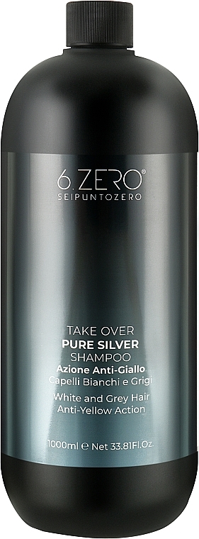 Шампунь с анти-жёлтым эффектом - Seipuntozero Take Over Pure Silver — фото N3