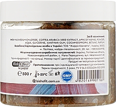 Магнієвий скраб для тіла кавовий "Бішофіт Полтавський" - Bisheffect — фото N2