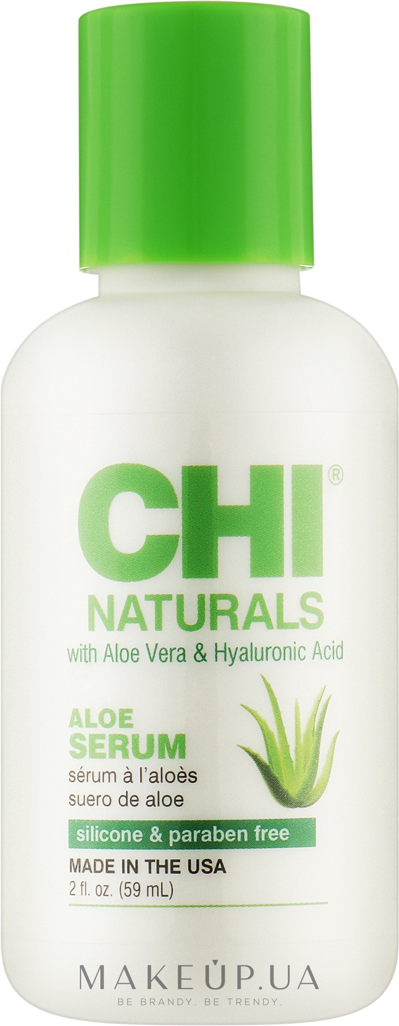 Сироватка для волосся - CHI Naturals With Aloe Vera Serum — фото 59ml