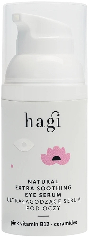 Натуральна сироватка для повік - Hagi Natural Extra Soothing Eye Serum — фото N1