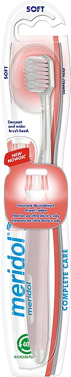 Зубная щетка, мягкая - Meridol Complete Care Soft Toothbrush — фото N1