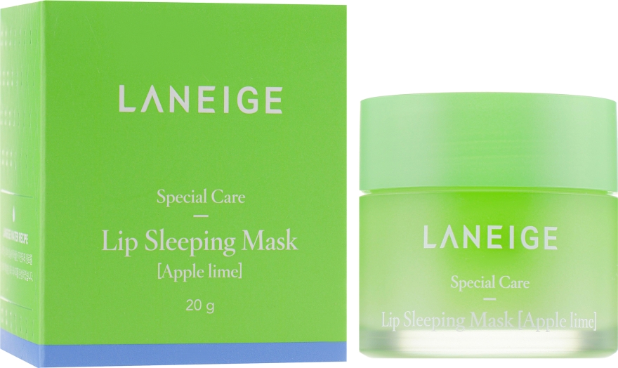 Интенсивно регенерирующая маска для губ с ароматом яблока и лайма - Laneige Lip Sleeping Mask Apple Lime — фото N3