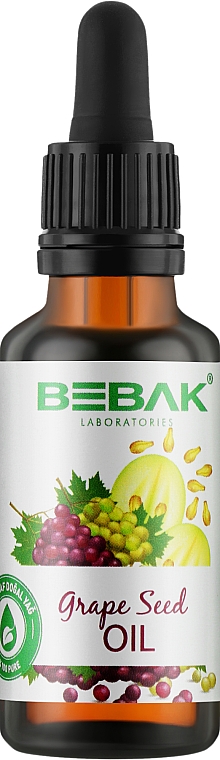 Чиста олія виноградних кісточок - Bebak Grape Kernel Oil — фото N1