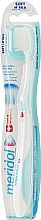 Парфумерія, косметика Зубна щітка м'яка, біло-бірюзова - Meridol Gum Protection Soft Toothbrush