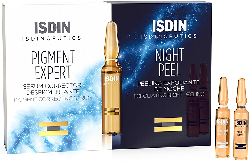 Набор по уходу за лицом - Isdin Isdinceutics Brightening Routine (serum/20x2ml) — фото N1