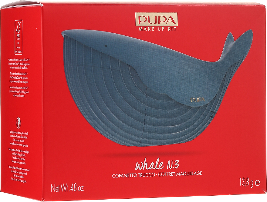 Палетка для макіяжу - Pupa Whale 3 — фото N6