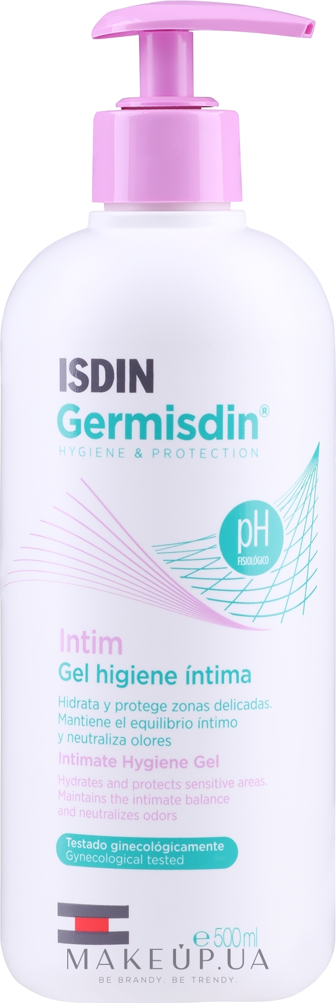 Крем-гель для ежедневной интимной гигиены - Isdin Germisdin Intimate Hygiene Gel — фото 500ml