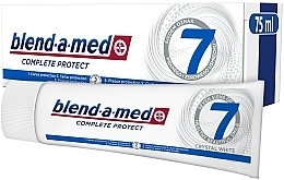 Зубна паста  - Blend-a-med Complete Protect 7 Crystal White Toothpaste — фото N1