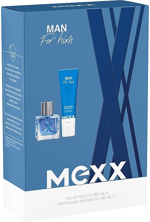Mexx Man Gift Set - Набор (edt/30ml + sh gel/50ml) — фото N4