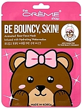 Парфумерія, косметика Маска для обличчя - The Creme Shop Be Bouncy Skin Bear Mask