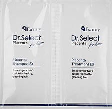 Парфумерія, косметика Набір - Dr.Select Excelity Placenta Shampoo EX & Treatment EX (shm/10ml + h/cond)