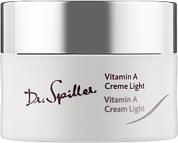Духи, Парфюмерия, косметика Крем для лица, дневной легкий - Dr. Spiller Vitamin A Cream Light