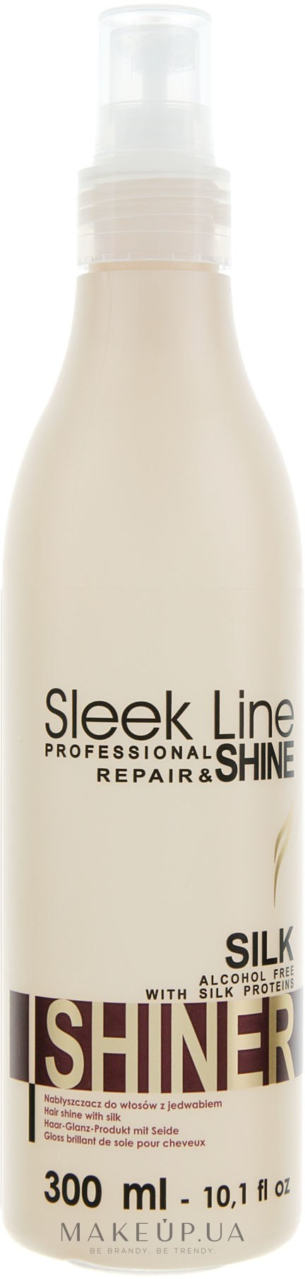Увлажняющий спрей для блеска и шелковистости волос - Stapiz Sleek Line Shin...