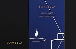 Духи, Парфюмерия, косметика Набор - Sorvella Perfume Home Fragrance Blue Angel (aroma diffuser/120ml + candle/170g)