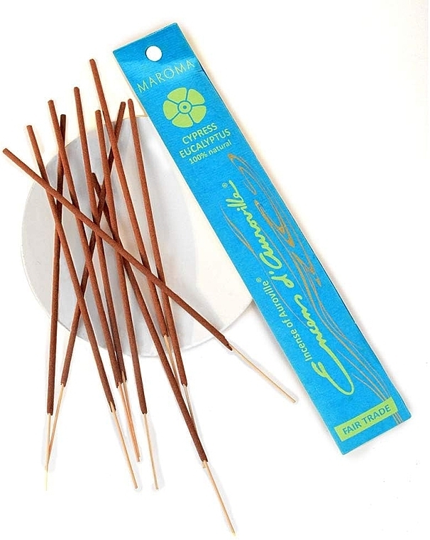 Ароматичні палички "Кориця" - Maroma Encens d'Auroville Stick Incense Cinnamon — фото N4