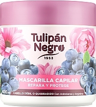 Парфумерія, косметика Маска для відновлення та захисту волосся - Tulipan Negro Hair Repairs & Protects Mask