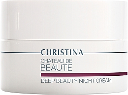 Парфумерія, косметика Інтенсивний відновлювальний нічний крем - Christina Chateau de Beaute Deep Beaute Night Cream