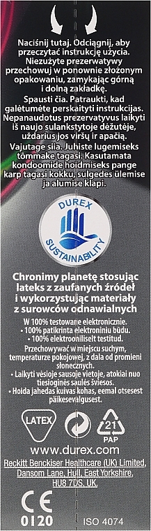 Презервативи, 12 шт. - Durex Performa — фото N4