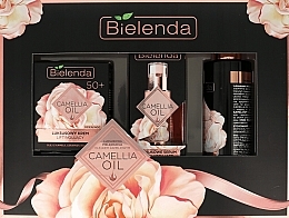 Духи, Парфюмерия, косметика Набор - Bielenda Camellia Oil 50+ (cr/50ml + serum/30ml + milk/200ml)