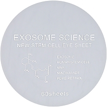 Парфумерія, косметика Зволожувальні антивікові патчі - Kor Japan The Exosome Science New Stem Cell Eye Sheet White