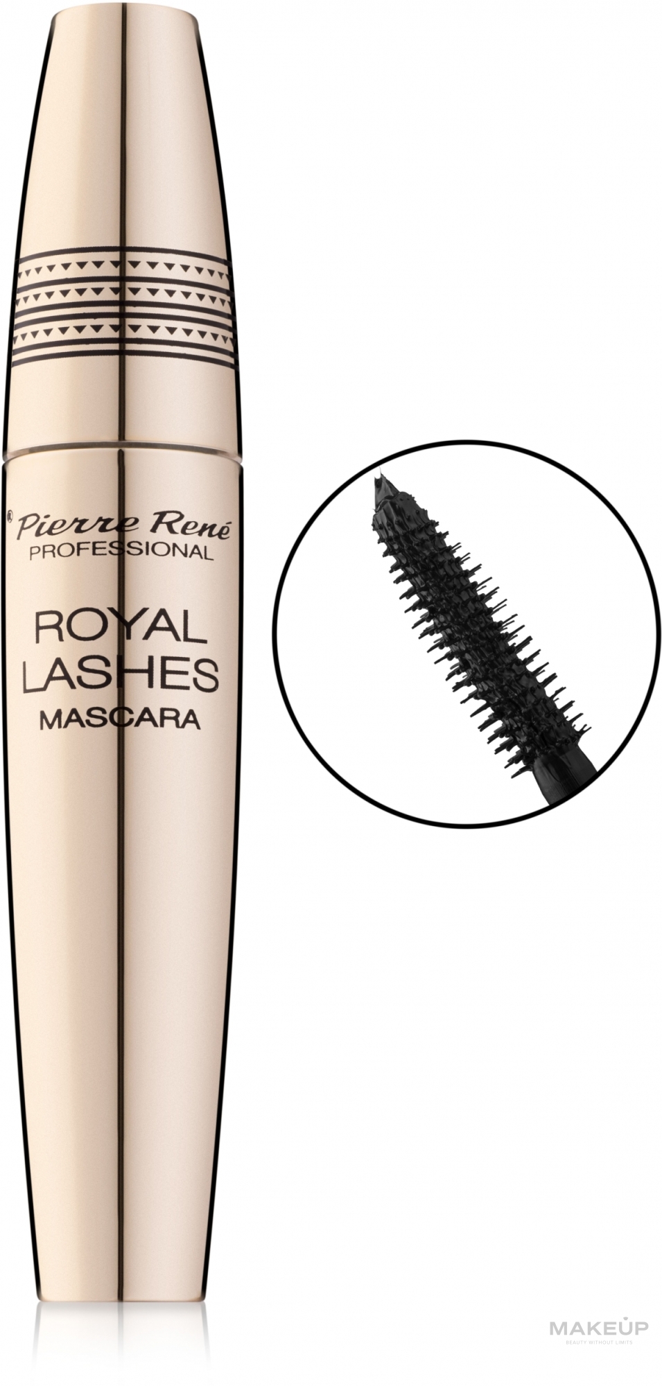 Об'ємна туш для вій - Pierre Rene Royal Lashes Mascara — фото Black