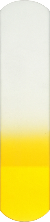 Пилочка хрустальная для ногтей 08-1602, 160мм, прозрачно-желтая - SPL