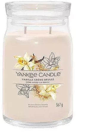 Ароматическая свеча в банке "Vanilla Creme Brulee", 2 фитиля - Yankee Candle Singnature  — фото N2