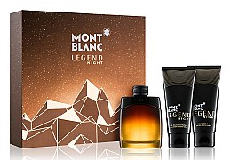 Духи, Парфюмерия, косметика Montblanc Legend Night - Набор (edp/100ml + ash/balm/100ml + sh/gel/100ml)